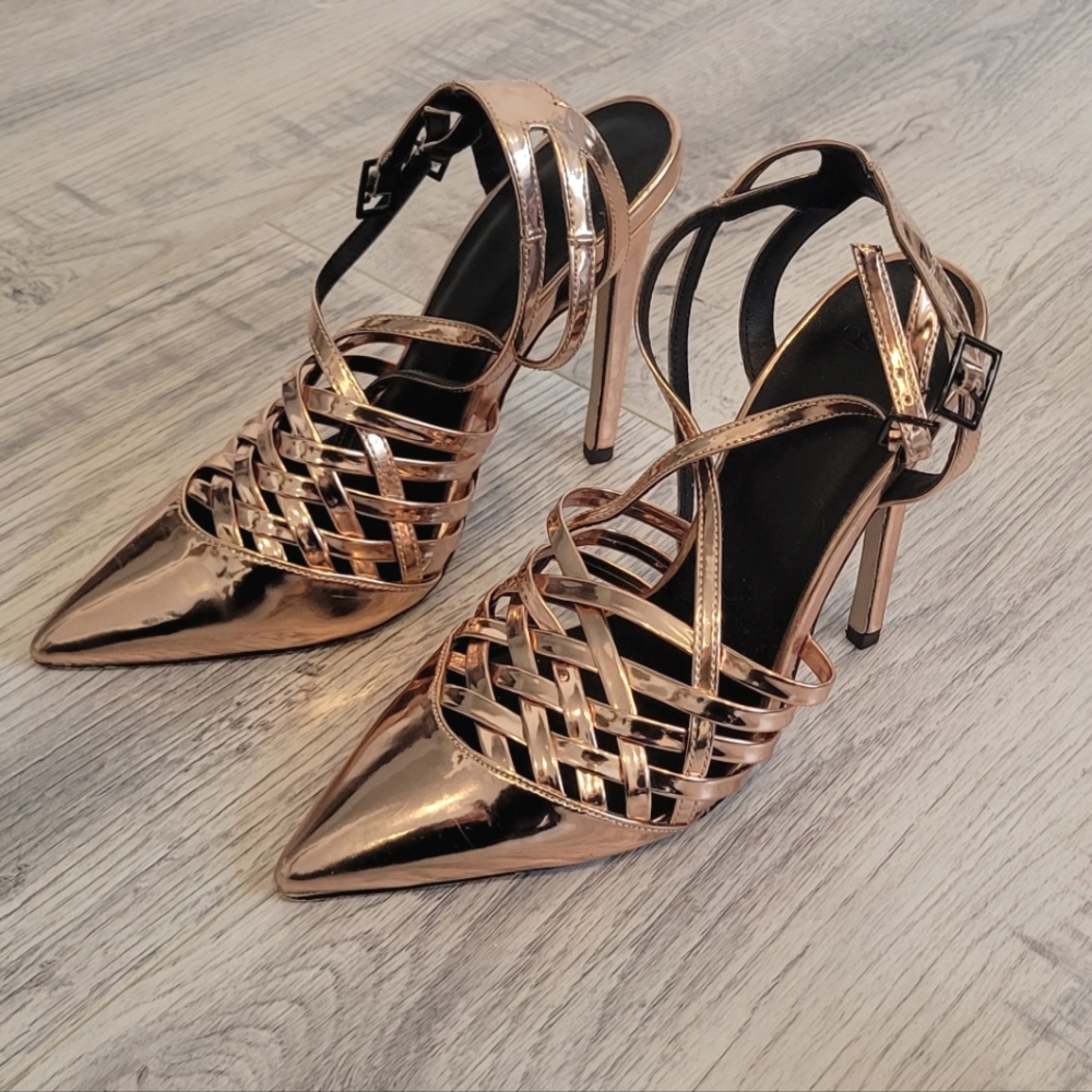 Rose pink heels